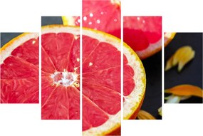 Tablou cu grapefruit tăiat (150x105 cm)
