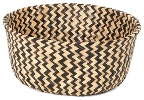 Coş depozitare din iarbă de mare Compactor Zic Zac, ⌀ 27 cm