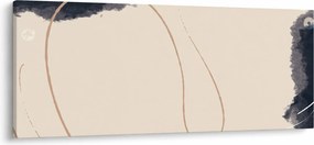 Tablou - Abstractizare bej (120x50 cm)