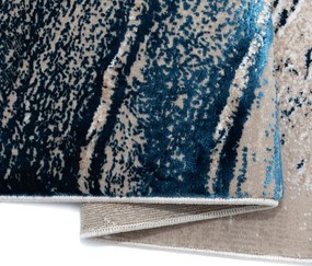 Covor Modern Living, Dormitor Dreptunghiular Cameleon 2323A Albastru (Alege dimensiunea: 80 x 150)