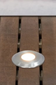 Markslöjd 107716 - Lampă LED încastrată pentru exterior GARDEN24 0,8W/24V IP44 negru/crom mat