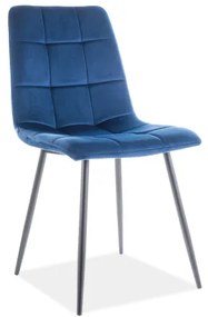 Scaun de sufragerie Marlana (tmavoalbastru). Promo -7%. 1050510