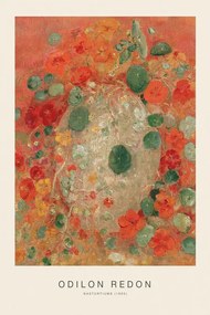 Reproducere Nasturtiums (Vintage Floral Painting) - Odilon Redon