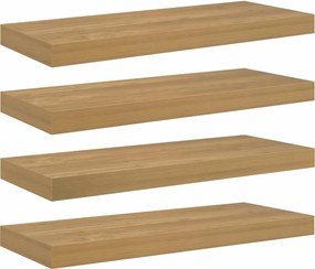 vidaXL Raft de perete 4 pcs Maro 50 x 23 x 4 cm Lemn compozit