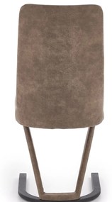 Scaun K338 piele ecologica maro