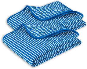 2x Pătură 2în1 Essentials Dormeo Albastru/Alb 200x200