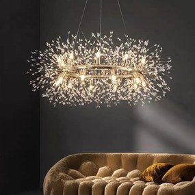 Candelabru led Cristal, Elit's, Evea Y Gold, 60 cm