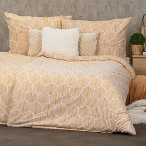 Lenjerie de pat bumbac flanel 4Home Honey, 160 x 200cm, 70 x 80 cm, 160 x 200 cm, 70 x 80 cm