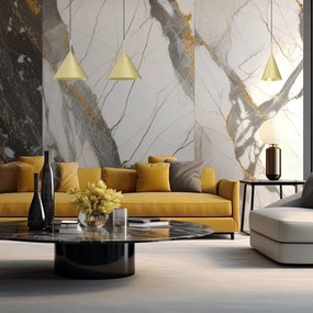 Lustră suspendată pe cablu CAPITAL 1xGX53/15W/230V, Ø 32 cm, aurie