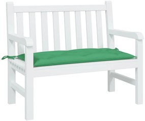 vidaXL Pernă bancă de grădină, verde, 100x50x7 cm, material oxford