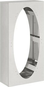 vidaXL Suport pentru lemne de foc, 60x40x100 cm, oțel inoxidabil