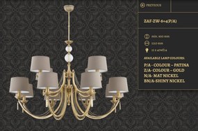 Candelabru 12 brate elegant design clasic Zaffiro