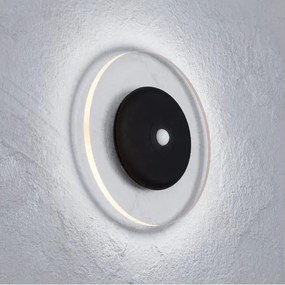 Eglo 75884 - Aplică de perete LED RGBW reglabilă, cu senzor TREPELLA, LED/5V, negru + telecomandă