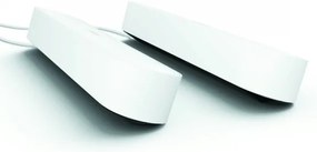 Philips - Set 2x lampă de birou LED RGB Hue AMBIANCE dimabilă LED/6W/230V albă