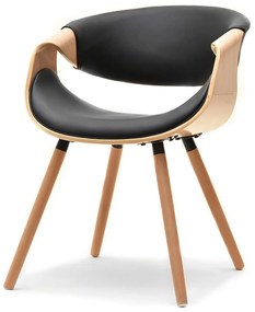 Scaun Bjorn K (stejar negru + stejar). 1110932