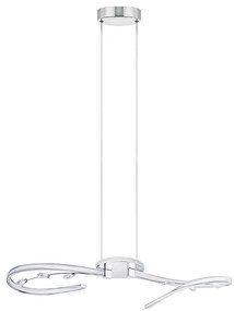 Eglo 97488 - Candelabru LED cu cristale pe cablu VALLEMARE 1 2xLED/8W/230V