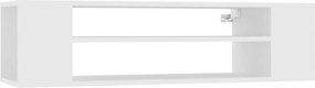 vidaXL Dulap TV suspendat, alb, 100x30x26,5 cm, lemn prelucrat