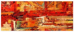 Tablou cu pictură pe pereți (120x50 cm)