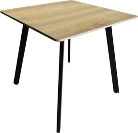 Masa Bucatarie/Dining Sergio MDF Stejar Sonoma 80x80x75cm