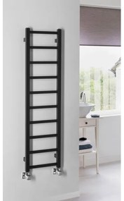 Radiator pentru baie Sapho METRO LIGHT 211 W, 30 x 114 cm, negru mat