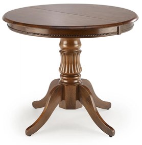 Masa extensibila William nuc - L90/124 x l90 x h75 cm