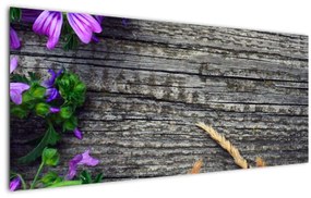 Tablou - flori de câmp (120x50 cm)