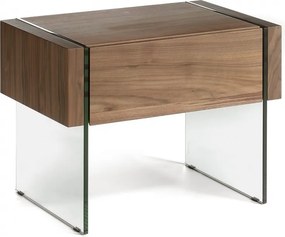 Masuta/ Noptiera eleganta design deosebit Aurore AC-CP1803-H-NOGAL