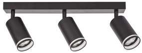 Spot PIPE 3xGU10/10W/230V negru