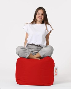 Taburet de exterior Square Pouf - Red