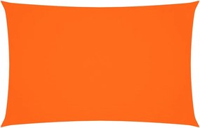 vidaXL Parasolar, portocaliu, 5x8 m, țesătură oxford, dreptunghiular