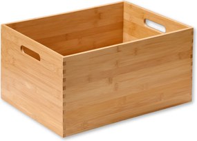 Cutie de lemn cu manere, bambus