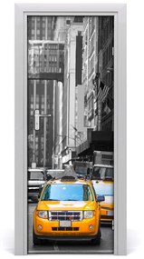 Autocolante pentru usi Auto-adezive taxi din New York UȘĂ