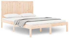 3105740 vidaXL Cadru de pat, 160x200 cm, lemn masiv de pin