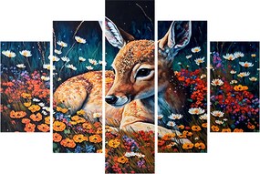 Tablou - Cerb pictat (150x105 cm)