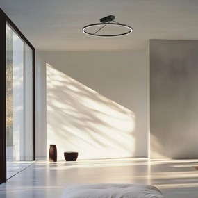 Plafoniera LED, Design Circular, 51W 3000K BLACK ZB-2563