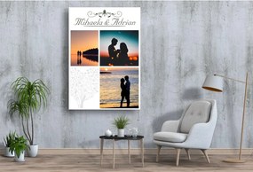 Tablou Canvas Personalizat - Cuplu (3 fotografii)