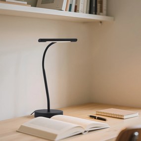 Lampă de masă Art Deco neagră incl. LED - Tableau