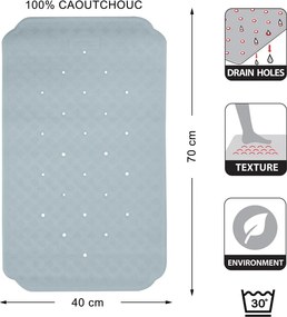 Protecție antiderapantă pentru cadă 40x70 cm Ruby – Spirella