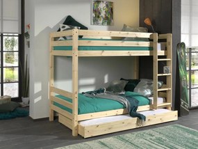 PINO Pat copii supraetajat (h160cm) cu Pat copii inferior.