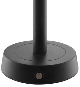 Brilliant - Lampă de birou reîncărcabilă RAZOR cu LED, control tactil și reglare a luminozității, 2,5W/5V, 2700K, IP44, negru