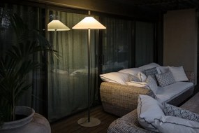 Lampa de podea iluminat exterior decorativ SAIGON 200/R55 gri/alb opal