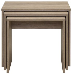 Masă pliabilă SHP Light Walnut, 3 buc