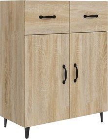 vidaXL Dulap, stejar sonoma, 69,5x34x90 cm, lemn compozit