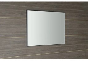 Sapho - Oglindă cu ramă AROWANA 60x80 cm negru mat