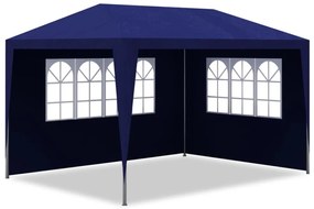 Cort pentru petrecere, albastru, 3 x 4 m
