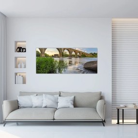 Tablou - Podul de cale ferată Richmond (120x50 cm)