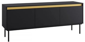 Dulap TV Gelean 3D (Negru + auriu) . 1106217