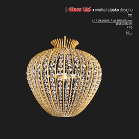 Lustra deosebita cristal Bohemia, diametru 45cm