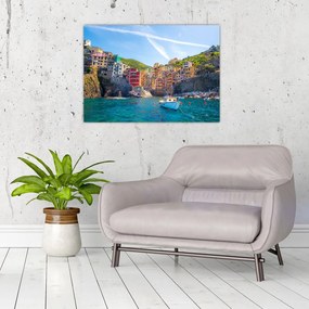 Tablou pe sticlă - Pe Marea mediterană (70x50 cm)