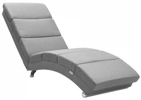 Șezlong LONDON, 186×55×89cm, gri Casaria